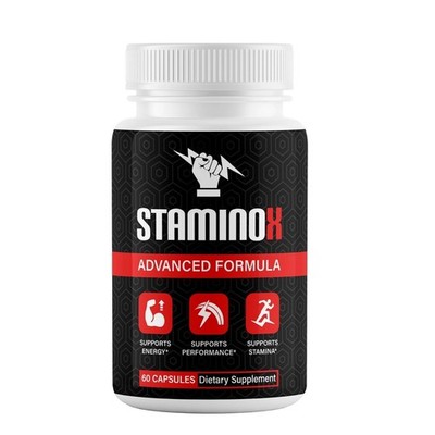 Staminox for Men Supplement to Boost Performance ED & Stamina Double Power 60ct