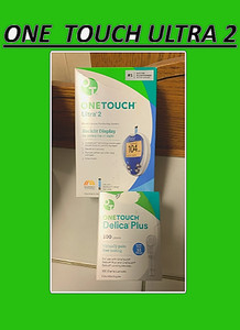 ONE TOUCH ULTRA 2 BLOOD GLUCOSE MONITORING SYSTEM 11-30-28  W/  100 LANCETS