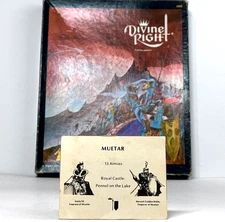 Vintage 1979 TSR - Divine Right "MUETAR" Identity Card Replacement Piece ONLY