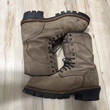 Vintage Red Wing Men Logger Steel Toe Boots S...