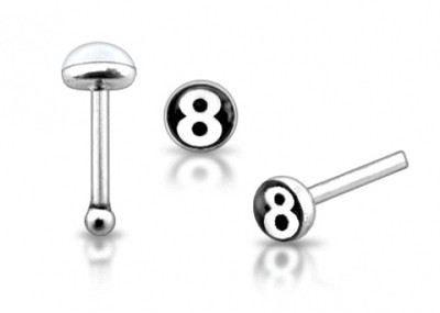 Anello Naso Piuma Cerchio Tragus 22 G (0,6 Mm) 8 Mm Anello - Foto 8