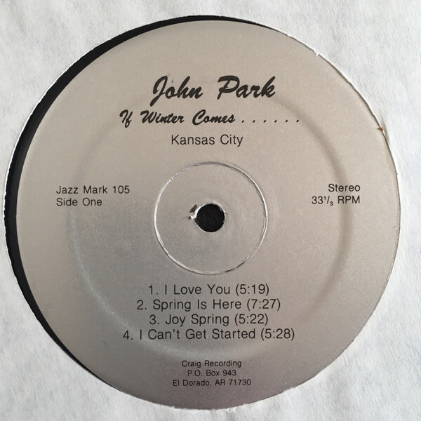 John Park – If Winter Comes John Park - If Winter Comes (LP, Album) (Mint (M