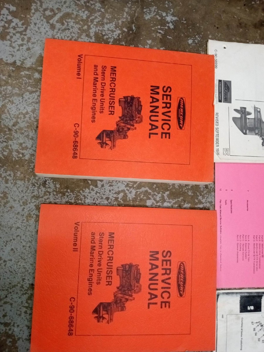 Mercruiser Outdrive Service Manuals | eBay