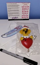 PERSONALIZED CHRISTMAS ORNAMENT Golden Retriever "do it yourself kit" 