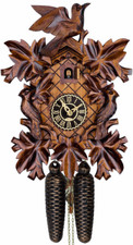 cuckoo clock black forest 8 day original german  traditional  new carved