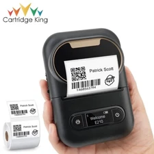 Portable Inkless Mini Thermal Label Maker Printer IPK Paper Roll