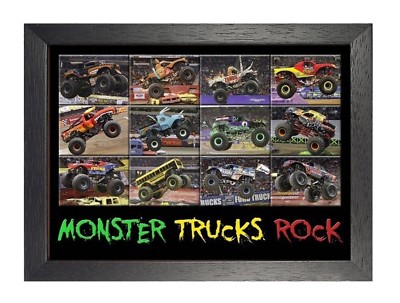 Monster Truck Rock 12up Extremsport Foto Autos Bild Spaß Poster