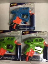 New Nerf Nanofire 3pk
