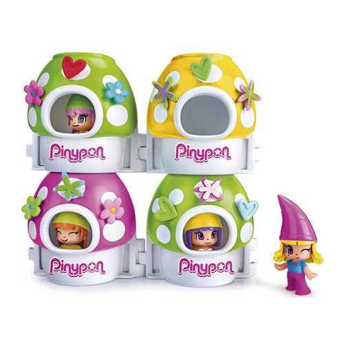 Famosa 700012820 Pinypon Pack, 3 enanitos con sus setas mágicas - Imagen 2 de 6