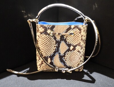 Python Embossed Michael Kors Suri Crossbody Bag New w/o Tag Small