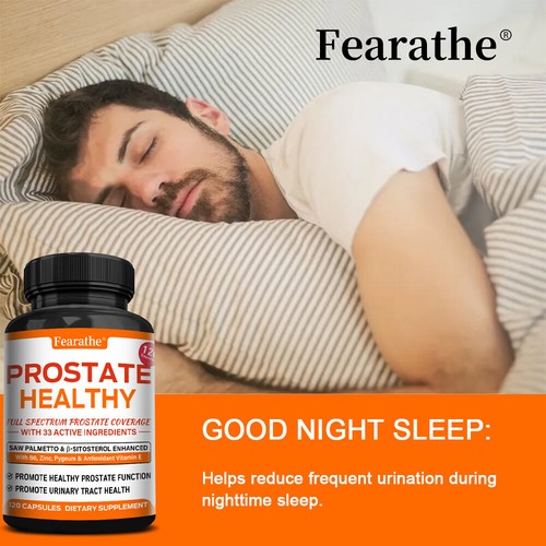 Apoyo para la próstata - Saw Palmetto - Suplemento natural para la salud de la próstata para hombres - Imagen 6 de 13