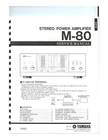 Service Manual Guide For Yamaha M-80