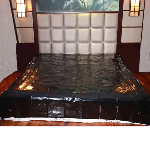 210×210CM PVC Sex Bed Sheet for Wet Games King Size Waterproof Bedding Sheet Set - Picture 8 of 18