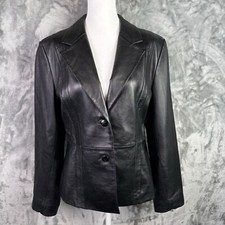 Wilsons Leather 100% Jacket Womens Sz M Venus...