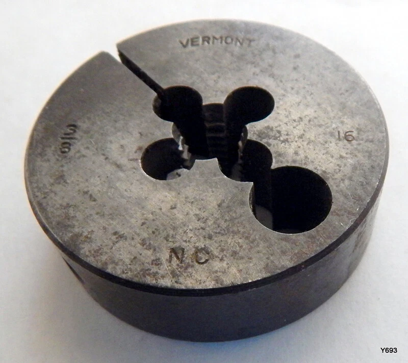 Vermont 3/8" 16mm NC Pipe Threader Die - Image 3 of 4