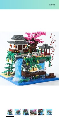 Balody Shanghai Building Block Set Japanese Home Garden Falls 16260 3320 pcs 