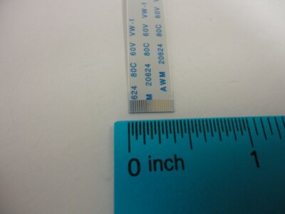 20 Pins AWM 20624 80C 60V VW-1 FFC Flexible Flat Cable Wire Ribbon