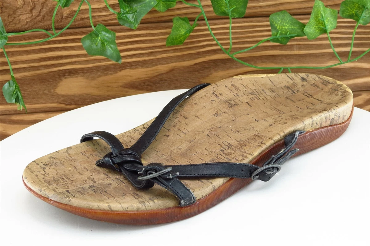 Orthaheel Sz 9 M Black Flip Flop Synthetic Women Sandals Solana eBay