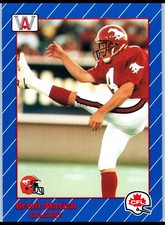 1991 All World CFL #29 Brent Matich Near mint or better