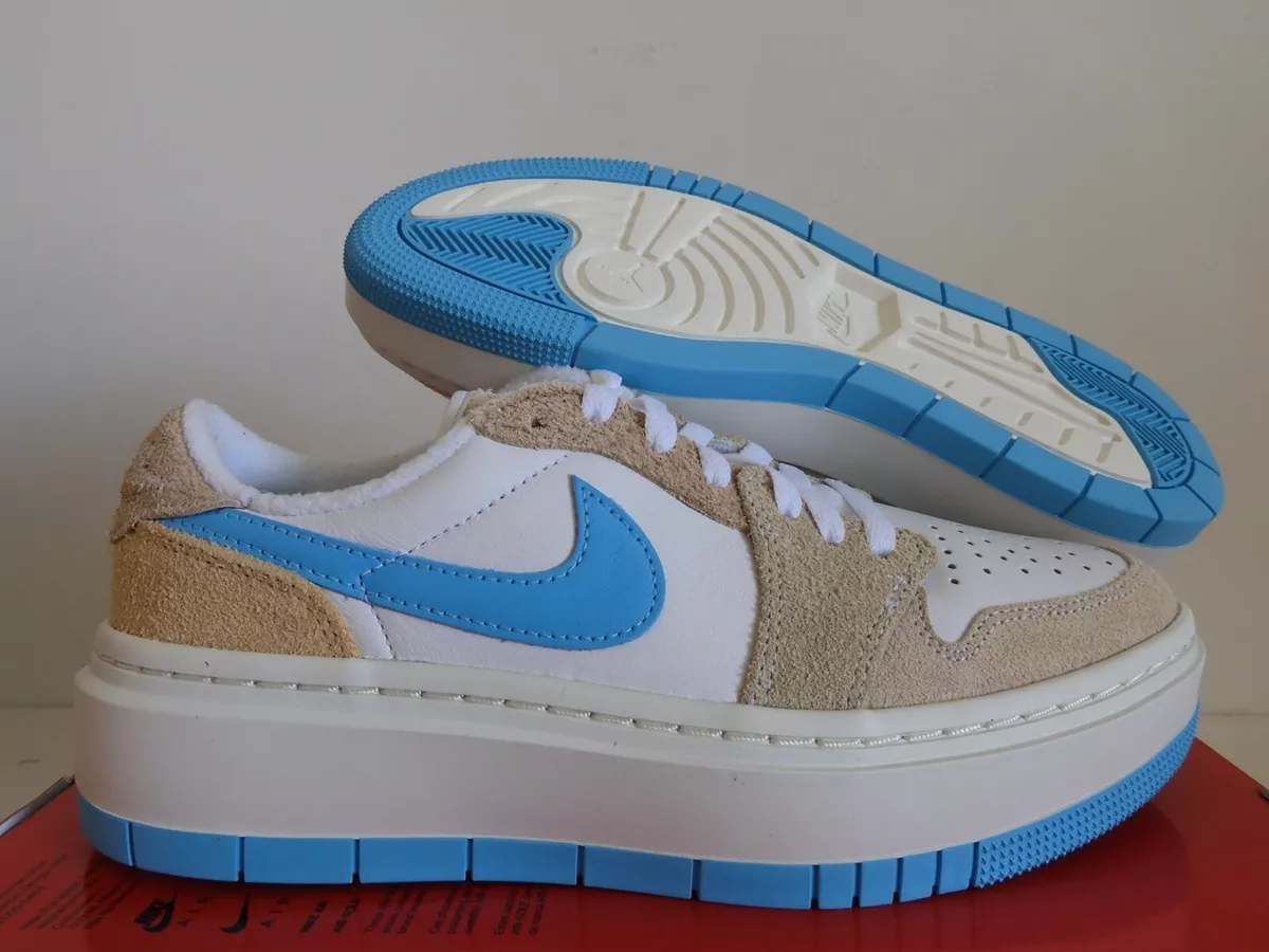 WMNS NIKE AIR JORDAN 1 ELEVATE LOW SE WHITE-BLUE RETRO 1 LOW SZ 11  [FD1028-100]