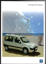 Peugeot Partner Combi Quiksilver 2003-04 UK Market Brochure 1.4 1.9D 2.0 HDi