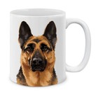 New ListingGerman Shepherd Dog Coffee Mug Realistic Pet Art Gift for Dog Lovers Cup