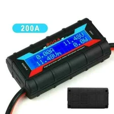 LCD 200A 60V Digital Battery Tester Watt Meter for RC Model Airplane Battery