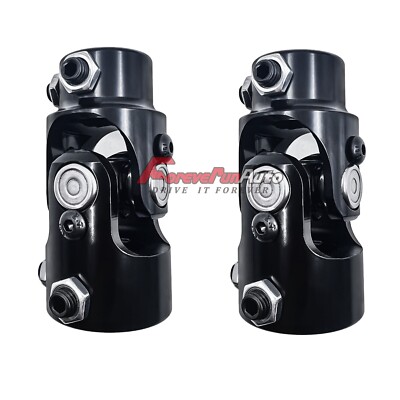 2pcs 11/16'' 36 Spline X 3/4'' DD Steering U Joint Coupler Single Universal Shaft