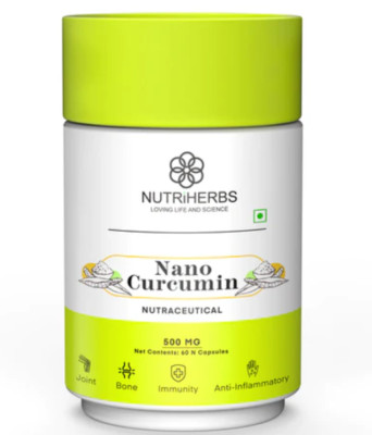 Nano Curcumin with Pure Extract of Turmeric For Healthy Bones & Joint 60 Capsule