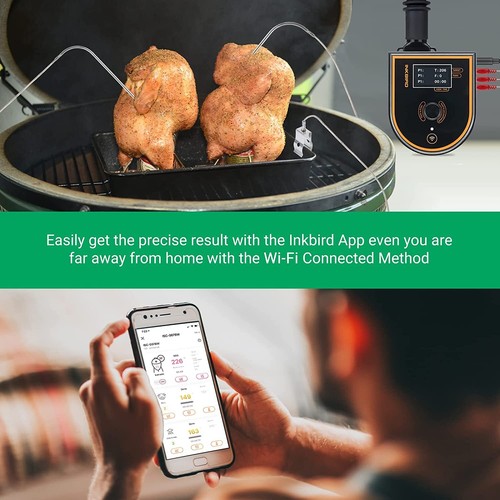 BBQ Thermometer Oven Temperaturregler Bluetooth / WiFi Sonde Smoker Grill C/F DE - Bild 5 von 12