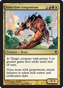 Rakeclaw Gargantuan x4 - Commander 2013 - NM-Mint, English - Commander 2013
