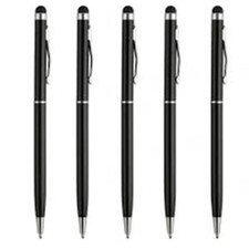 5X 2-in-1 Touch Screen Stylus w/ Ballpoint Pen For Phone Tablet PC Screen
