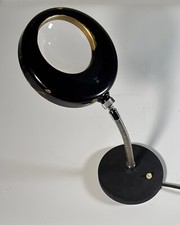 Antica lampada da orefice anni 40 a marchio Bima con lente di ingrandimento