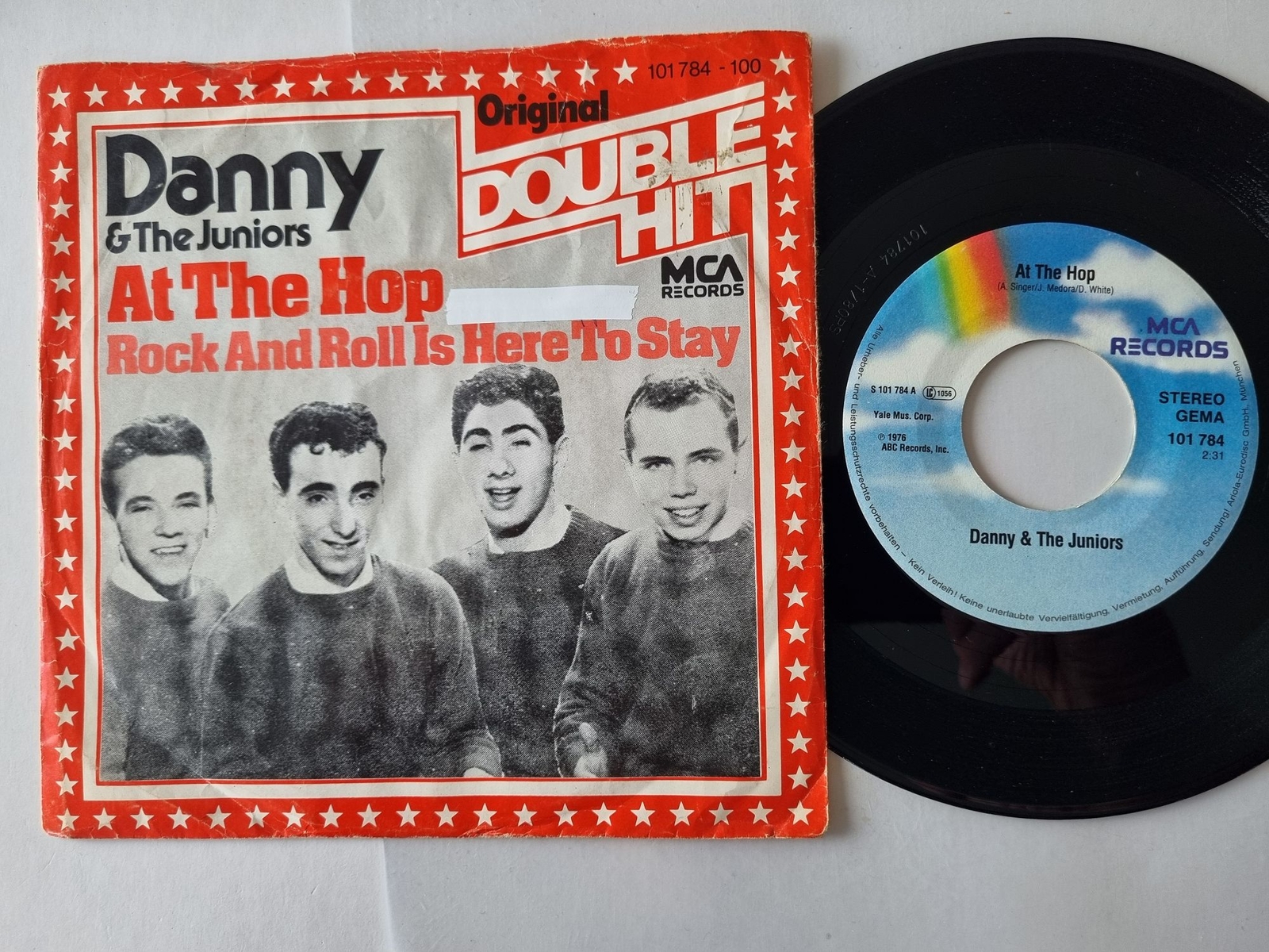 Danny & The Juniors - At the hop/ Rock and roll is here to stay 7'' Vinyl