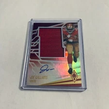 F85255  2017 Panini Phoenix Rookie Jumbo Patch Autographs #33 Joe Williams/49