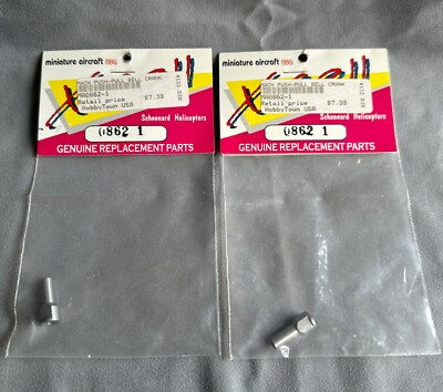 #ad #ad X cell pair of 2 0862 1 Machined Push Pull Bell Crank Threaded Spacer NOS new $8.99