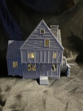 Halloween Bruja Hocus Pocus Cottage 3d Casa Embrujada LED Rueda Móvil Pantalla