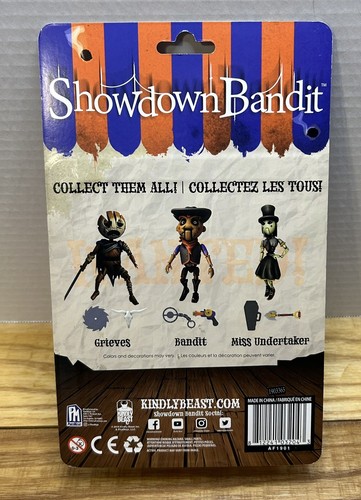 Showdown Bandit Figures Complete Set 3PCs- Bandit, Miss Undertaker & Grieves NEW - Picture 3 of 7