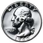 GEM PROOF 1960 Washington SILVER Quarter ULTRA NICE COIN!