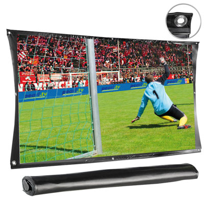 SceneLights Beamer Leinwand: Portable Leinwand ''Cinema'' 305 cm (120'') Diagonale