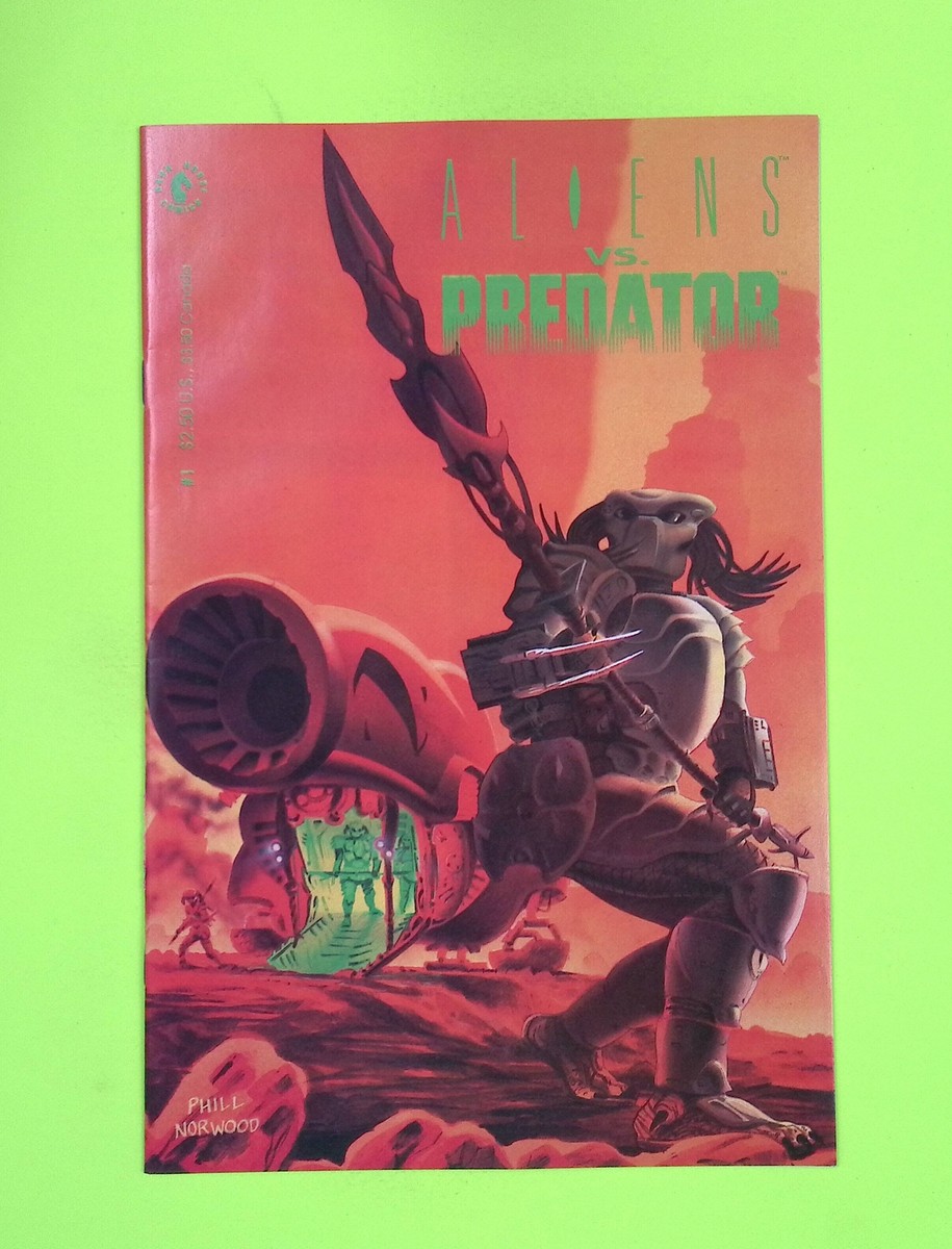 『Alien vs Predator』Dark Horse Comics Aliens vs. Predator #1 1990 Dark Horse Comics 7.0 Comic Book J8-29