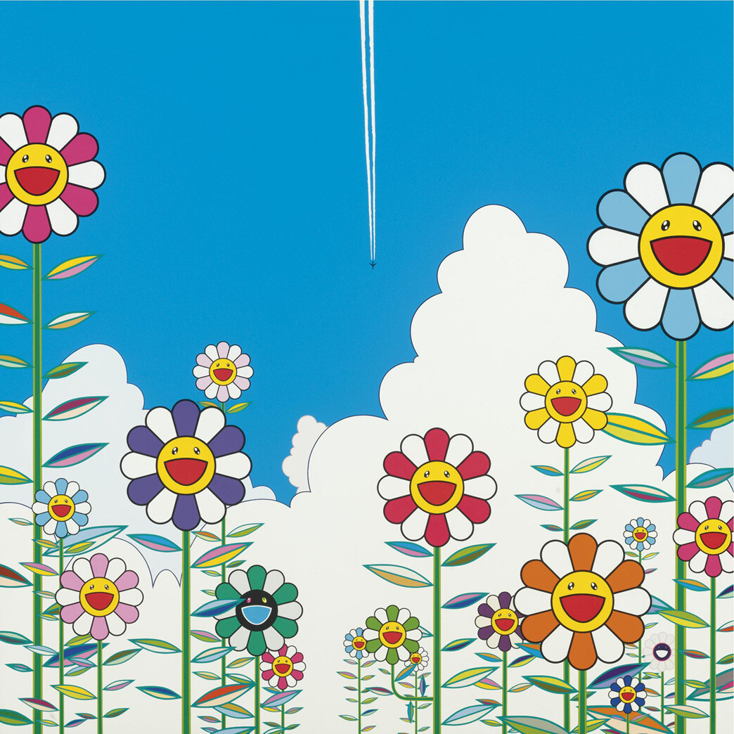 Takashi Murakami Vapor Trail Canvas Print 17 x 17 | eBay