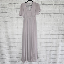 Show Me Your Mumu Emily Empire Maxi Dress Gray Size Small