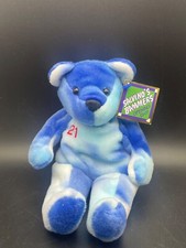 MLB Sammy Sosa 21 Plush Bear 1999 Opening Day Salvino's Bammers Beano's Tie Dye