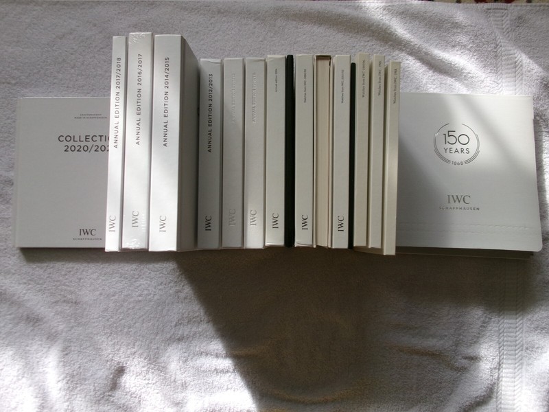 International Watch Company IWC Schaffhausen Set of 16 Catalogs