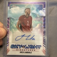 2024-25 Topps Chrome Basketball Jock Londale Sky Light Signatures Auto