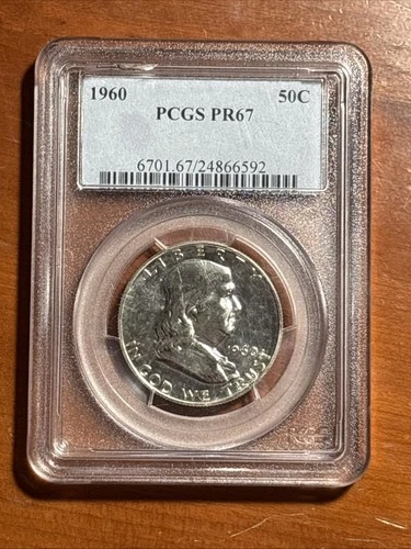 1960 Franklin Half Dollar - PCGS PR67