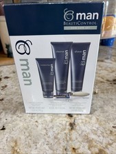 Beauticontrol Mens Skin Care Set Cleanse Shave Moisturize Skincare