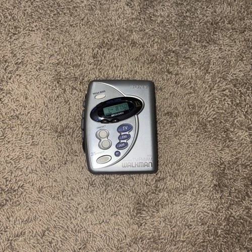 Vintage Sony Walkman WM-FX277 Cassette TV/FM/AM Radio Mega Bass Japan Portable