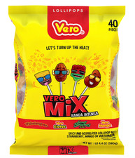 Vero Mix Banda Intensa 40 ct Lollipops With C...